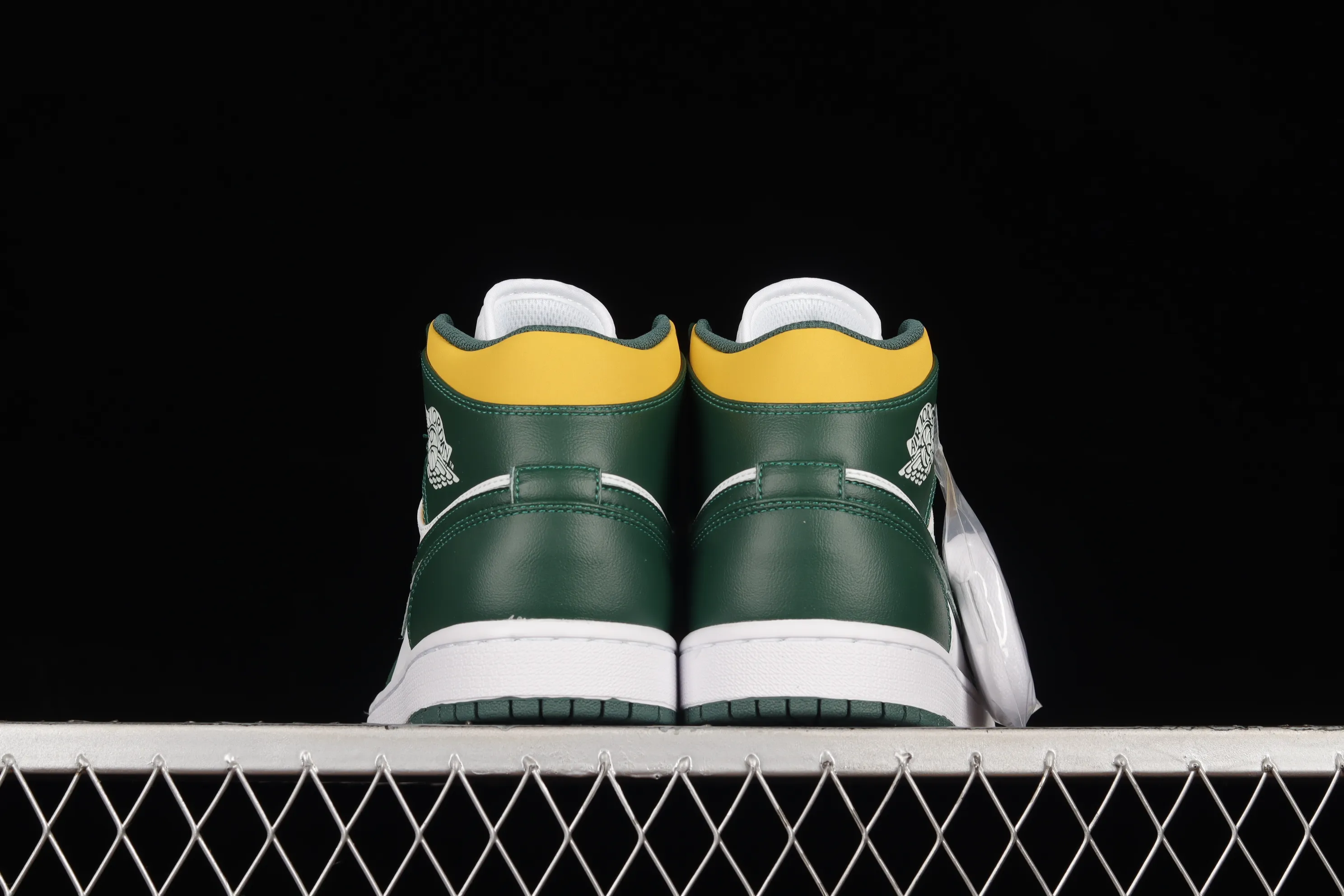 All categories Air Jordan Jordan series basketball shoes Air Jordan 1 Mid Air Jordan 1 Mid "Green Yellow" AJ1 Joe 1 white green yellow Seattle Supersonics 554724-371